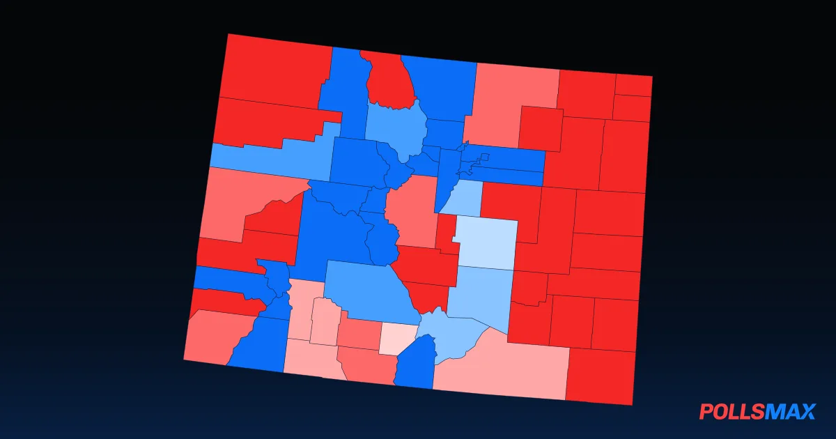 Colorodo Voting Map 2026 Colorado Governor Forecast | Election Odds & Latest Polls